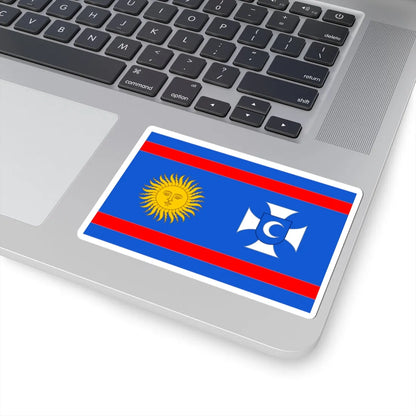 Prapor Vinnytskoyi oblasti (Ukraine) STICKER Vinyl Kiss-Cut Decal - The Sticker Space