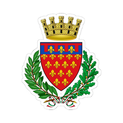 Prato-Stemma (Italy) (Coat of Arms) STICKER Vinyl Kiss-Cut Decal 6 Inch White - The Sticker Space