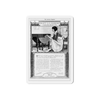 Pratt & Lambert, The American Magazine advertisement, May 1922 (Magazine Illustration) Refrigerator Magnet - The Sticker Space
