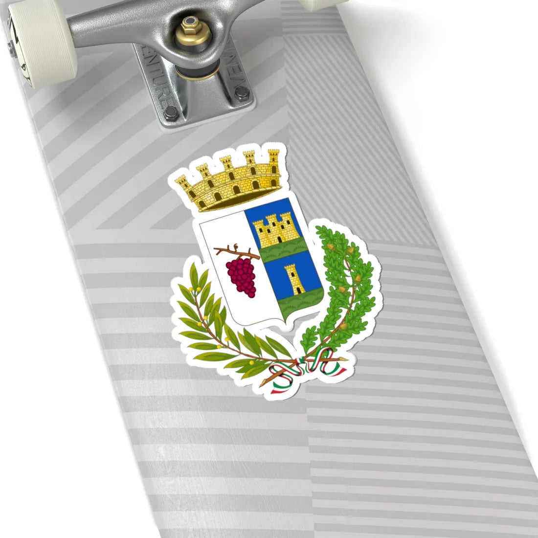 Predappio-Stemma (Italy) (Coat of Arms) STICKER Vinyl Kiss-Cut Decal - The Sticker Space
