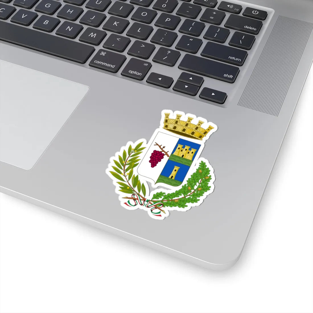 Predappio-Stemma (Italy) (Coat of Arms) STICKER Vinyl Kiss-Cut Decal - The Sticker Space