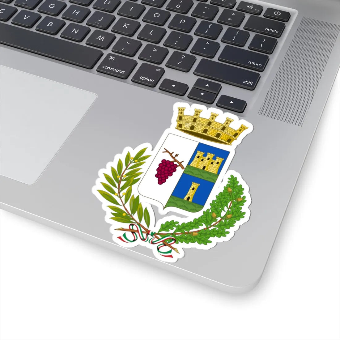 Predappio-Stemma (Italy) (Coat of Arms) STICKER Vinyl Kiss-Cut Decal - The Sticker Space