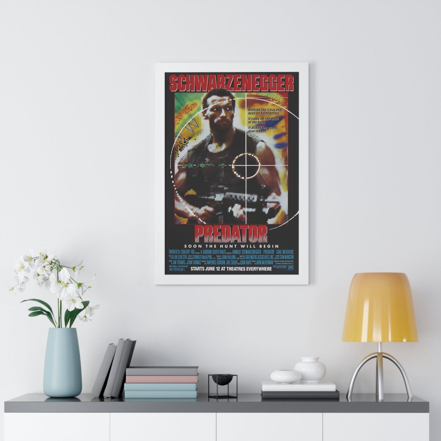 PREDATOR 1987 - Framed Movie Poster-The Sticker Space