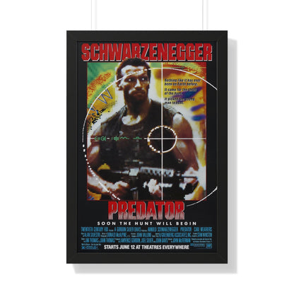 PREDATOR 1987 - Framed Movie Poster-20" x 30"-The Sticker Space