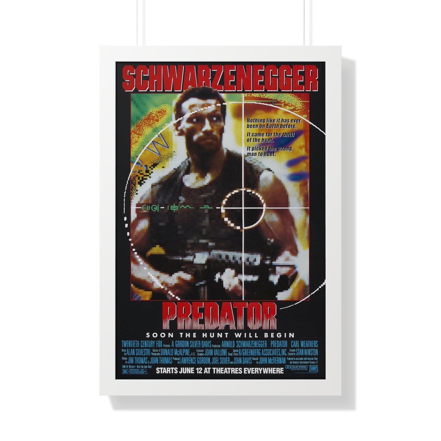 PREDATOR 1987 - Framed Movie Poster-20" x 30"-The Sticker Space