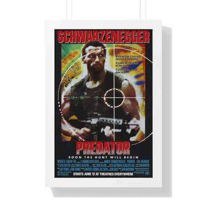 PREDATOR 1987 - Framed Movie Poster - The Sticker Space