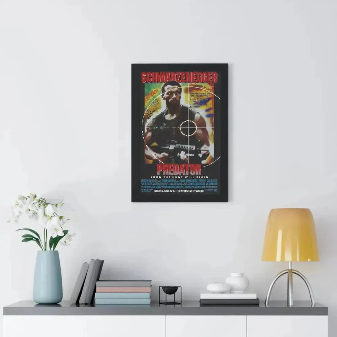 PREDATOR 1987 - Framed Movie Poster - The Sticker Space