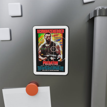 Predator 1987 Movie Poster Die-Cut Magnet-The Sticker Space