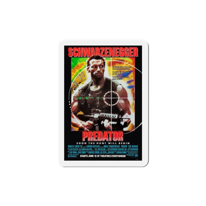 Predator 1987 Movie Poster Refrigerator Magnet 3 Inch - The Sticker Space