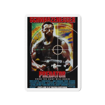 PREDATOR 1987 Movie Poster - Refrigerator Magnet - The Sticker Space