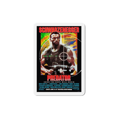 Predator 1987 Movie Poster Refrigerator Magnet - The Sticker Space