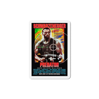 Predator 1987 Movie Poster Refrigerator Magnet - The Sticker Space