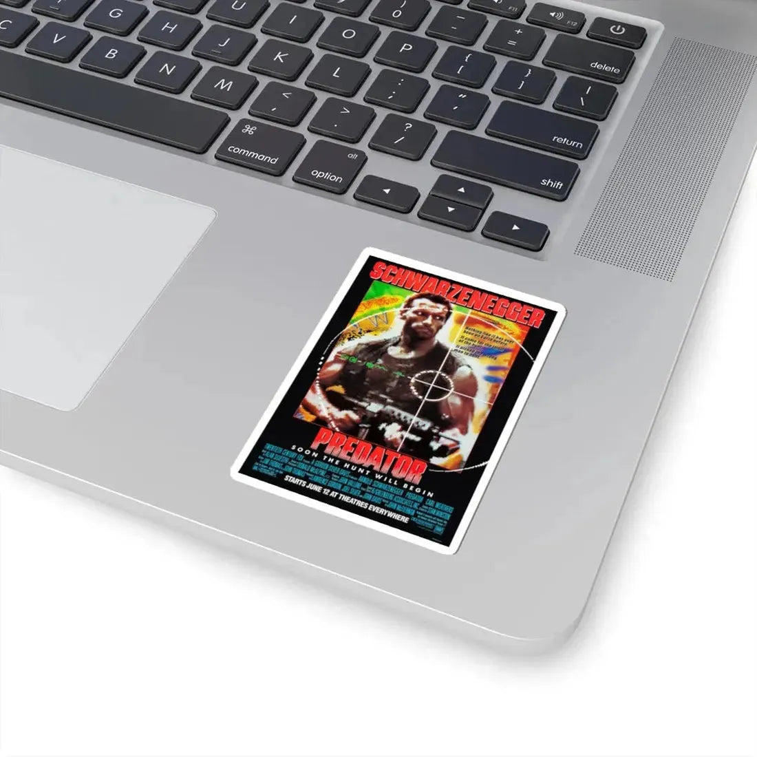 Predator 1987 Movie Poster - STICKER Vinyl Kiss-Cut Decal - The Sticker Space
