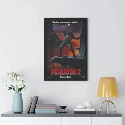 PREDATOR 2 (TEASER) 1990 - Framed Movie Poster - The Sticker Space