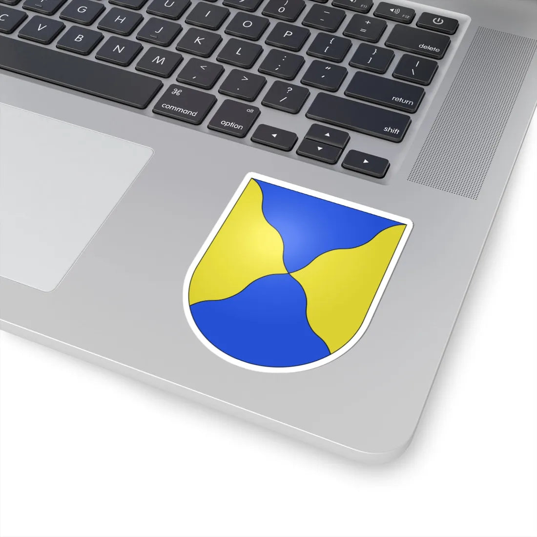 PregnyChambesy-coat of arms (Switzerland) (Coat of Arms) STICKER Vinyl Kiss-Cut Decal - The Sticker Space