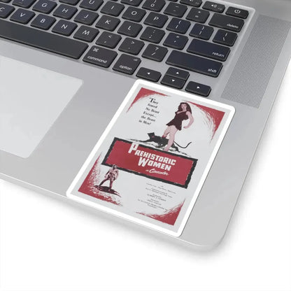 Prehistoric Women 1950 Movie Poster - STICKER Vinyl Kiss-Cut Decal - The Sticker Space