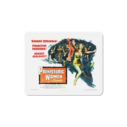 Prehistoric Women 1950 v2 Movie Poster Die-Cut Magnet-3 Inch-The Sticker Space