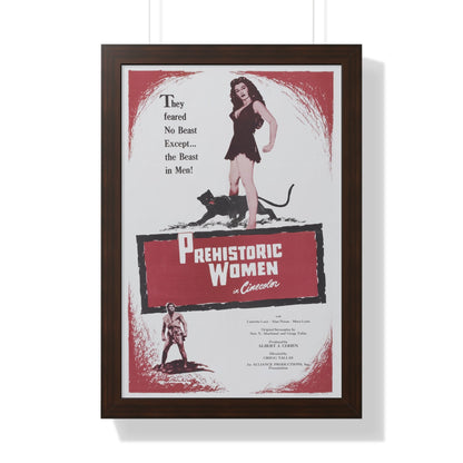 PREHISTORIC WOMEN 1967 - Framed Movie Poster-16″ x 24″-The Sticker Space