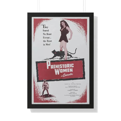 PREHISTORIC WOMEN 1967 - Framed Movie Poster - The Sticker Space