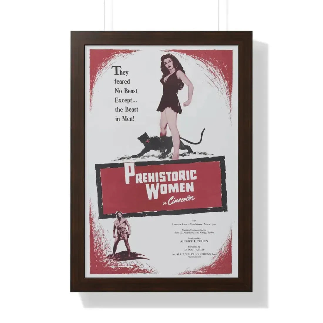 PREHISTORIC WOMEN 1967 - Framed Movie Poster - The Sticker Space