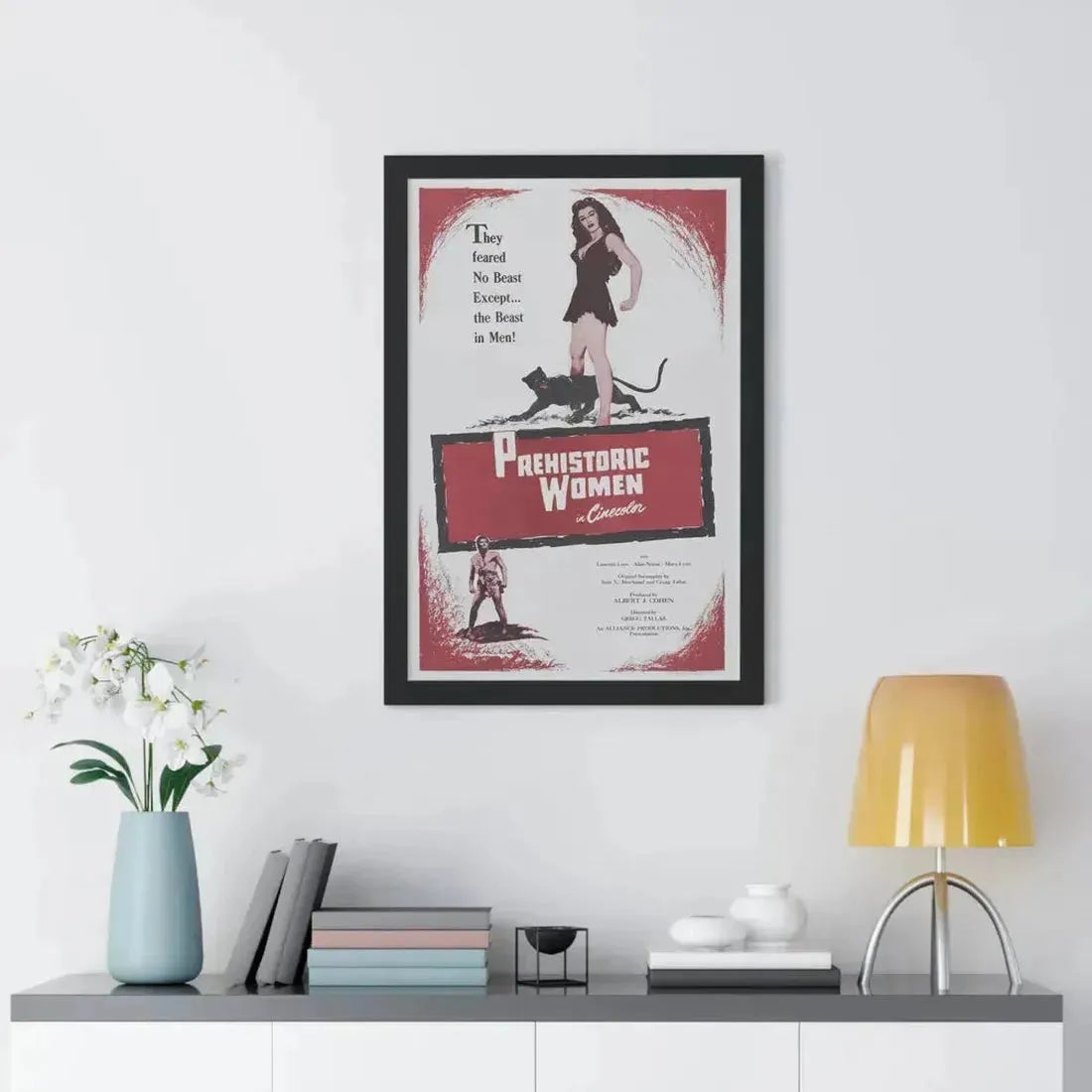 PREHISTORIC WOMEN 1967 - Framed Movie Poster - The Sticker Space