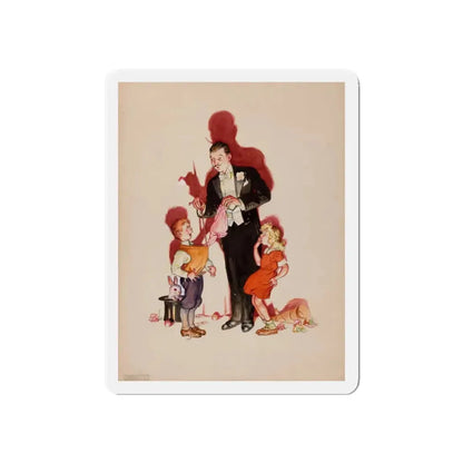 Preliminary cover art, Liberty Magazine, February 25, 1939 (Magazine Illustration) Refrigerator Magnet - The Sticker Space