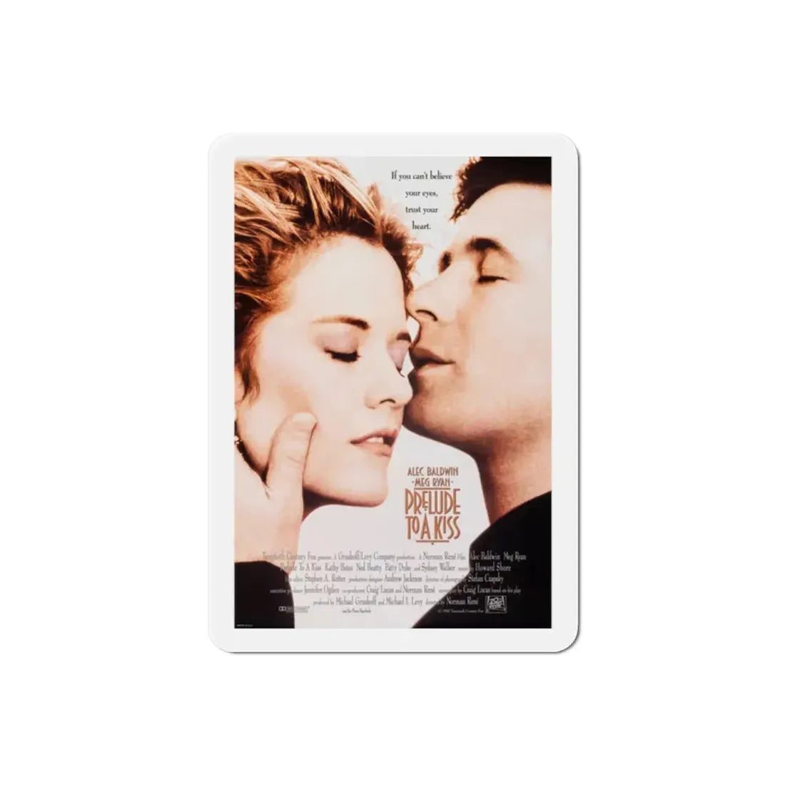 Prelude to a Kiss 1992 Movie Poster Refrigerator Magnet 2 Inch - The Sticker Space
