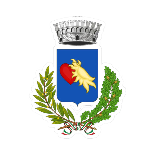 Premilcuore-Stemma (Italy) (Coat of Arms) STICKER Vinyl Kiss-Cut Decal 2 Inch White - The Sticker Space