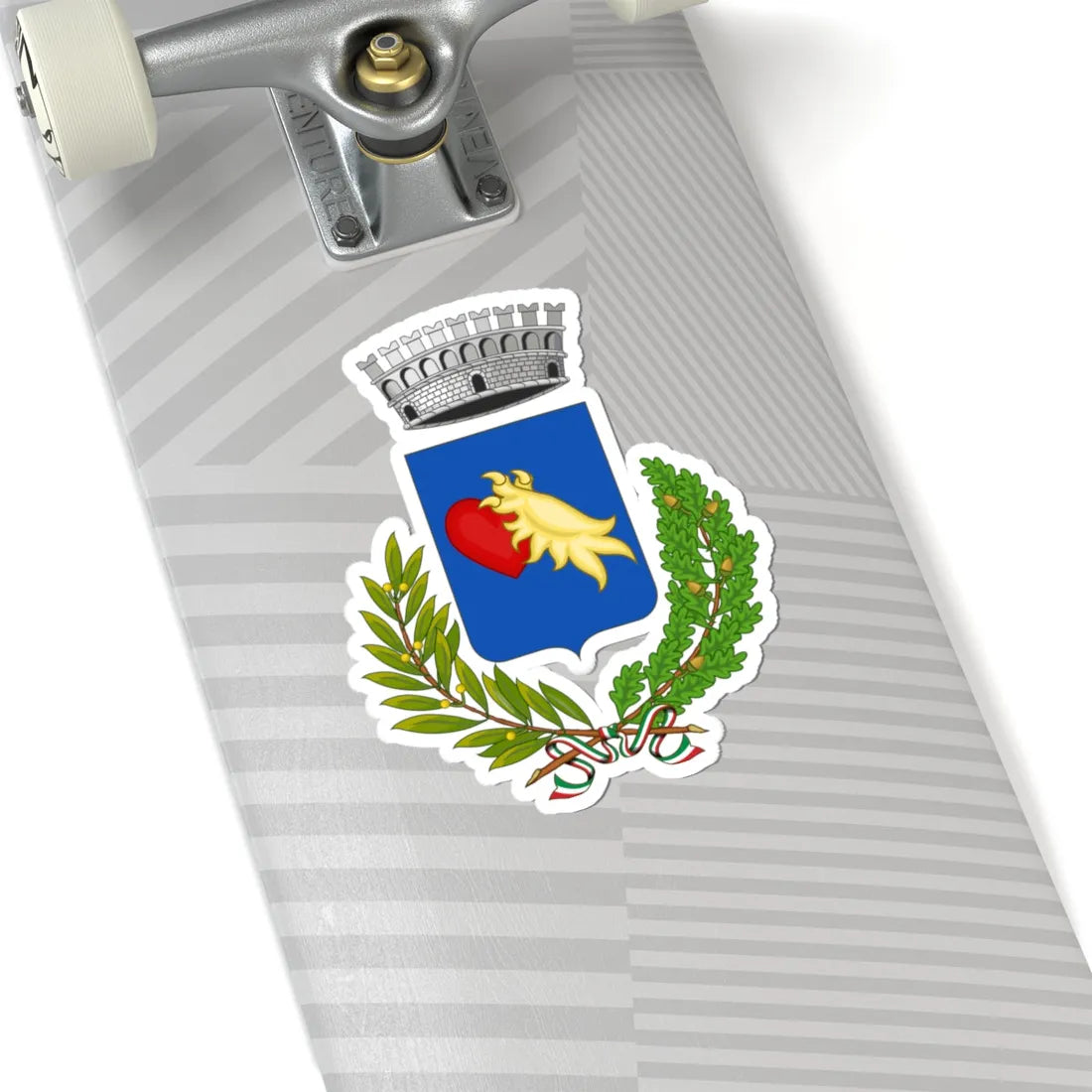 Premilcuore-Stemma (Italy) (Coat of Arms) STICKER Vinyl Kiss-Cut Decal - The Sticker Space