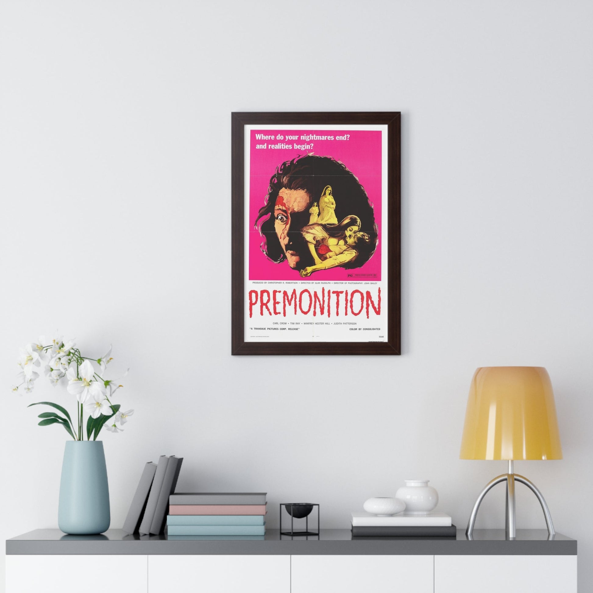 PREMONITION (THE IMPURE) 1972 - Framed Movie Poster-The Sticker Space