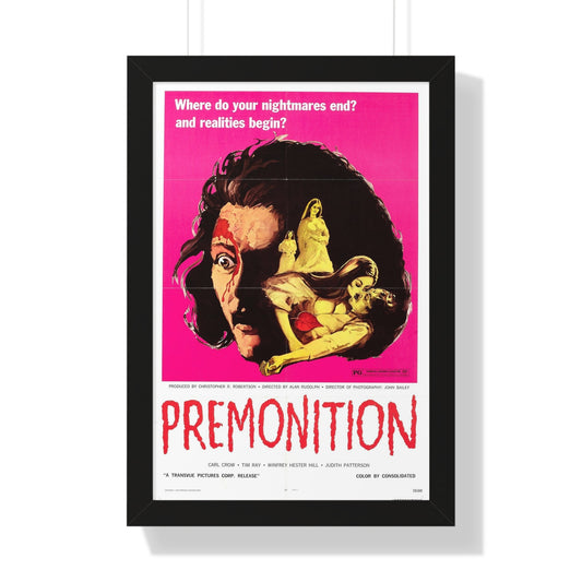 PREMONITION (THE IMPURE) 1972 - Framed Movie Poster-16″ x 24″-The Sticker Space