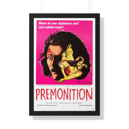 PREMONITION (THE IMPURE) 1972 - Framed Movie Poster-20" x 30"-The Sticker Space