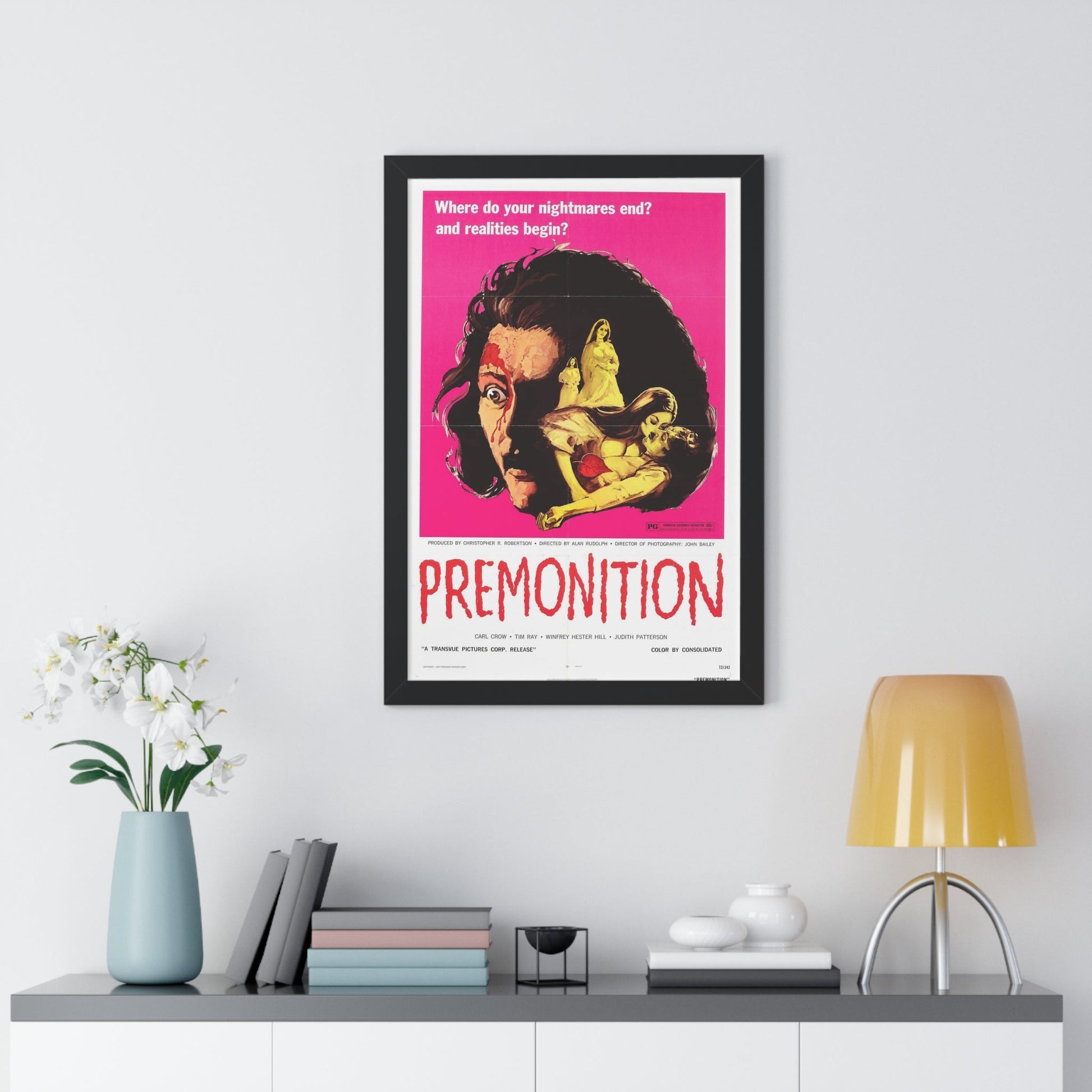 PREMONITION (THE IMPURE) 1972 - Framed Movie Poster-The Sticker Space