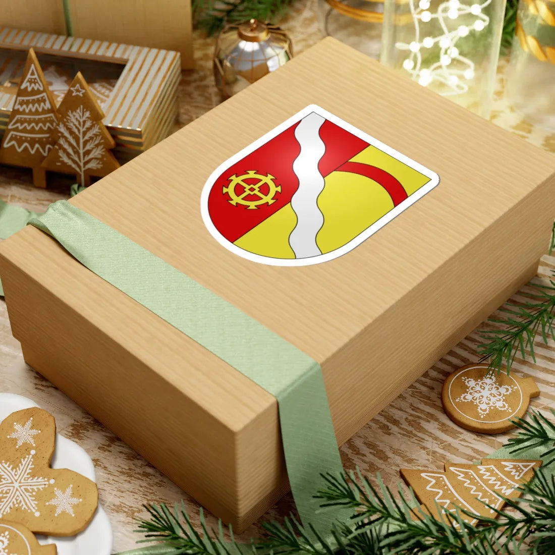 Preonzo-coat of arms (Switzerland) (Coat of Arms) STICKER Vinyl Kiss-Cut Decal - The Sticker Space