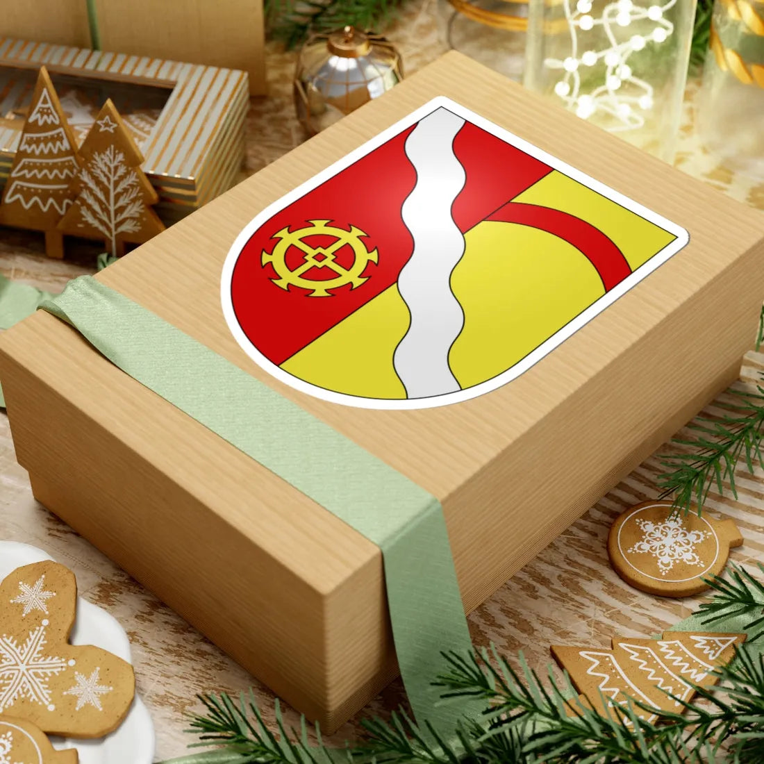 Preonzo-coat of arms (Switzerland) (Coat of Arms) STICKER Vinyl Kiss-Cut Decal - The Sticker Space