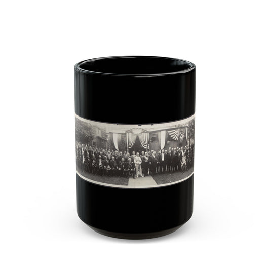 President Taft At G.A.R. Convention, Rochester, New York (U.S. Civil War) Black Coffee Mug-15oz-The Sticker Space