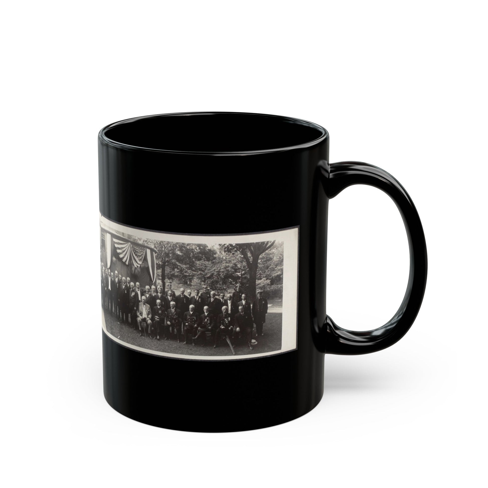 President Taft At G.A.R. Convention, Rochester, New York (U.S. Civil War) Black Coffee Mug-The Sticker Space