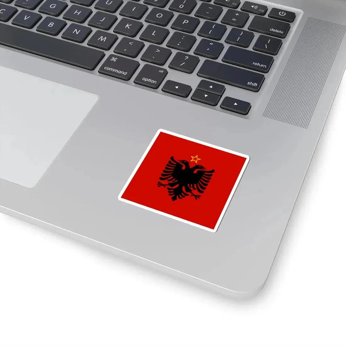 Presidential flag of Albania 1946 to 1992 - STICKER Vinyl Kiss-Cut Decal - The Sticker Space