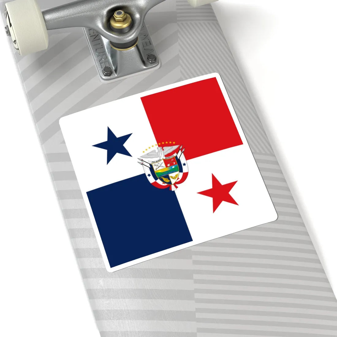 Presidential Flag of Panama Square (Panama) STICKER Vinyl Kiss-Cut Decal - The Sticker Space