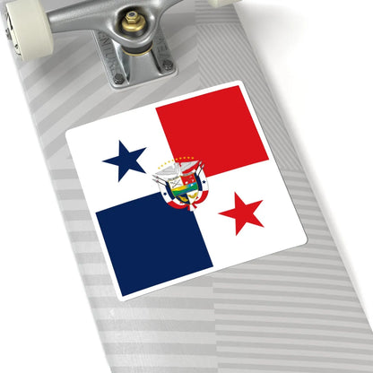 Presidential Flag of Panama Square (Panama) STICKER Vinyl Kiss-Cut Decal - The Sticker Space