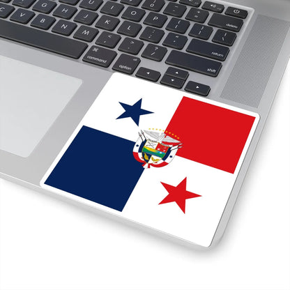Presidential Flag of Panama Square (Panama) STICKER Vinyl Kiss-Cut Decal - The Sticker Space