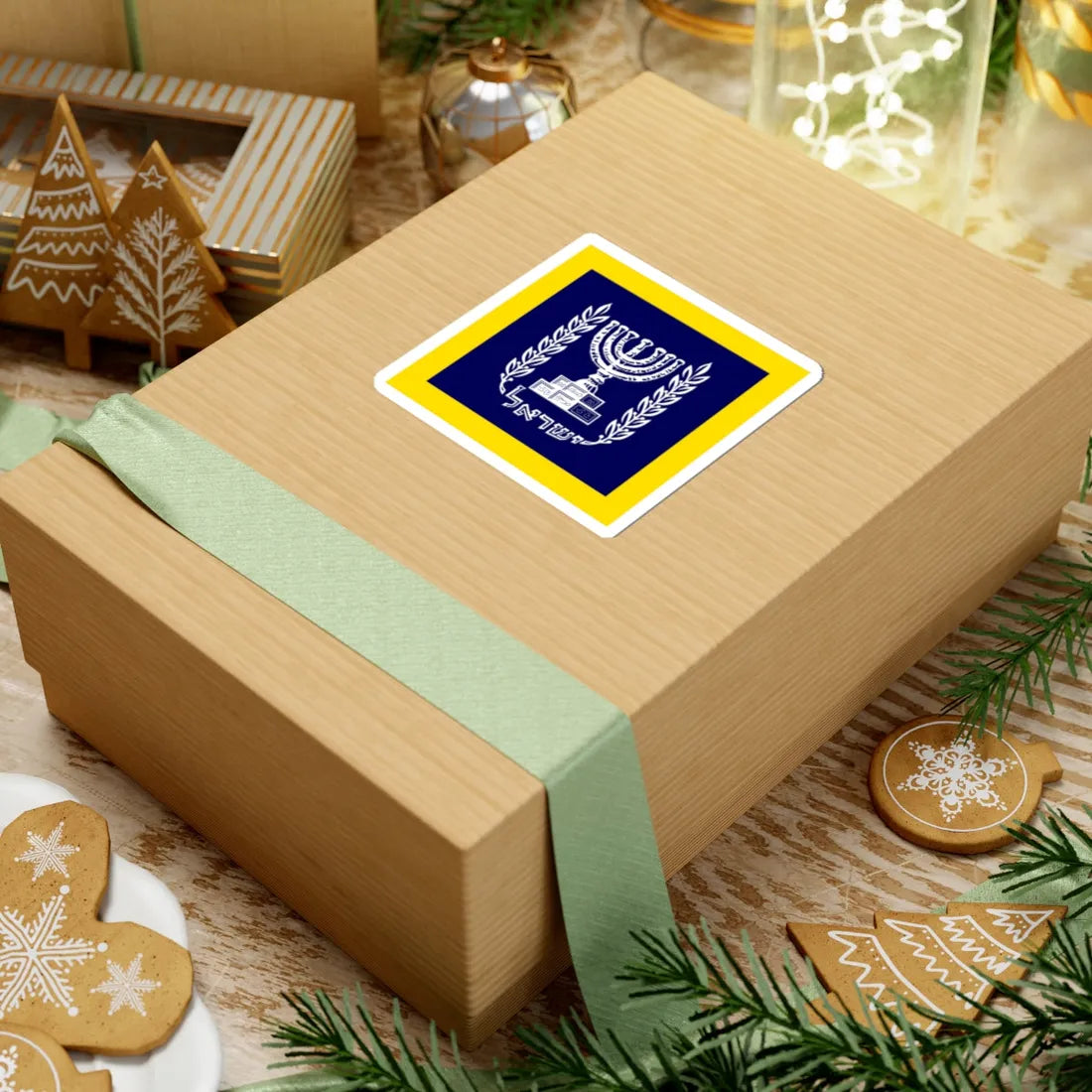 Presidential Standard Israel at sea (Israel) STICKER Vinyl Kiss-Cut Decal - The Sticker Space