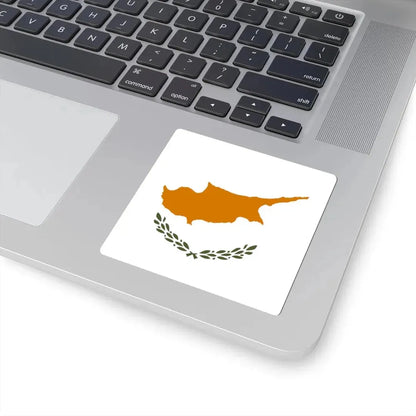 Presidential Standard of Cyprus (Cyprus) STICKER Vinyl Kiss-Cut Decal - The Sticker Space