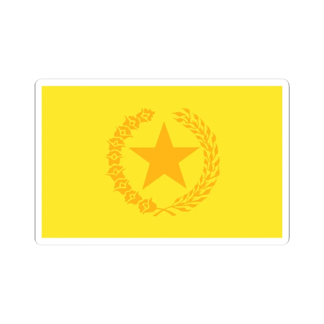 Presidential Standard of Indonesia (Indonesia) STICKER Vinyl Kiss-Cut Decal 3 Inch White - The Sticker Space