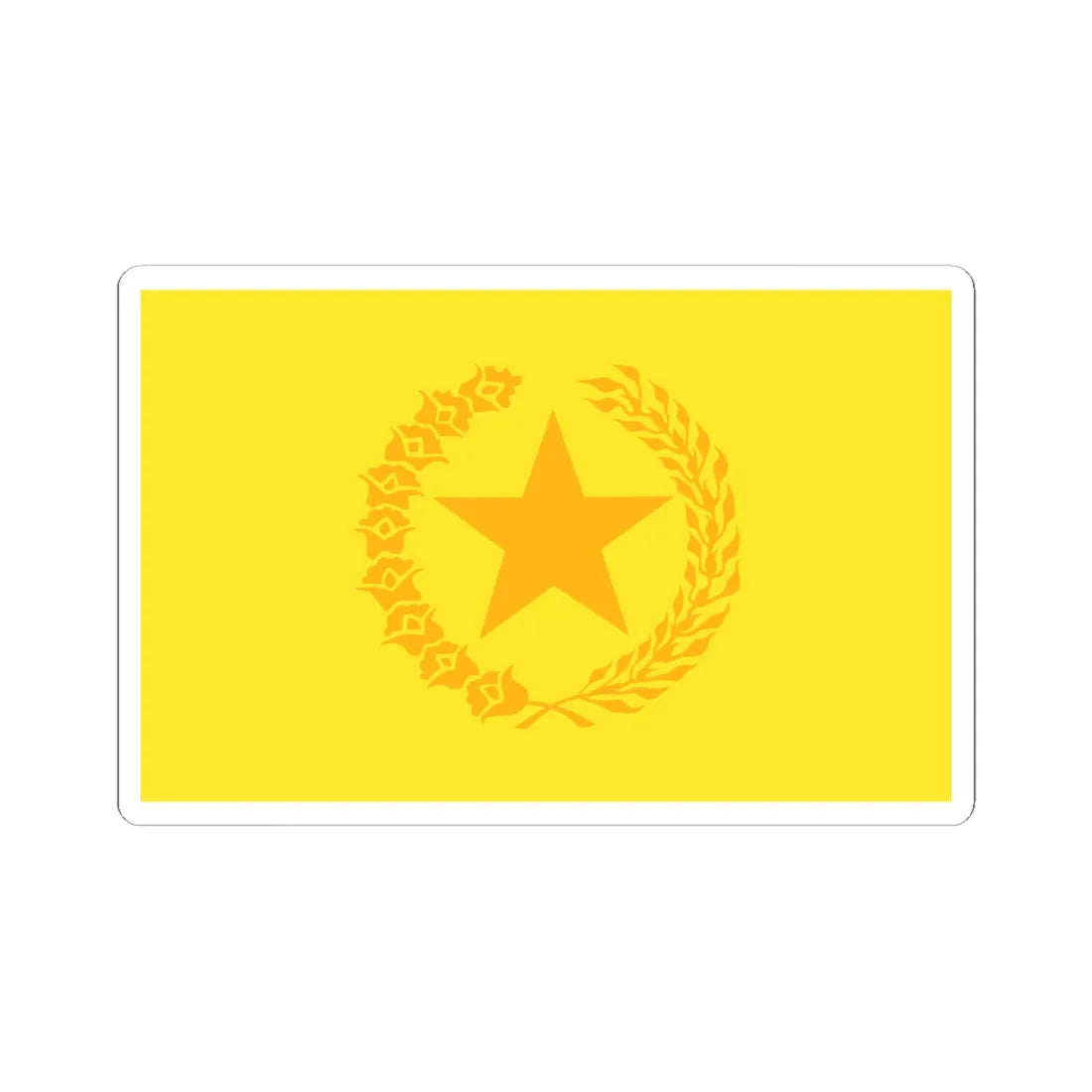 Presidential Standard of Indonesia (Indonesia) STICKER Vinyl Kiss-Cut Decal 4 Inch White - The Sticker Space