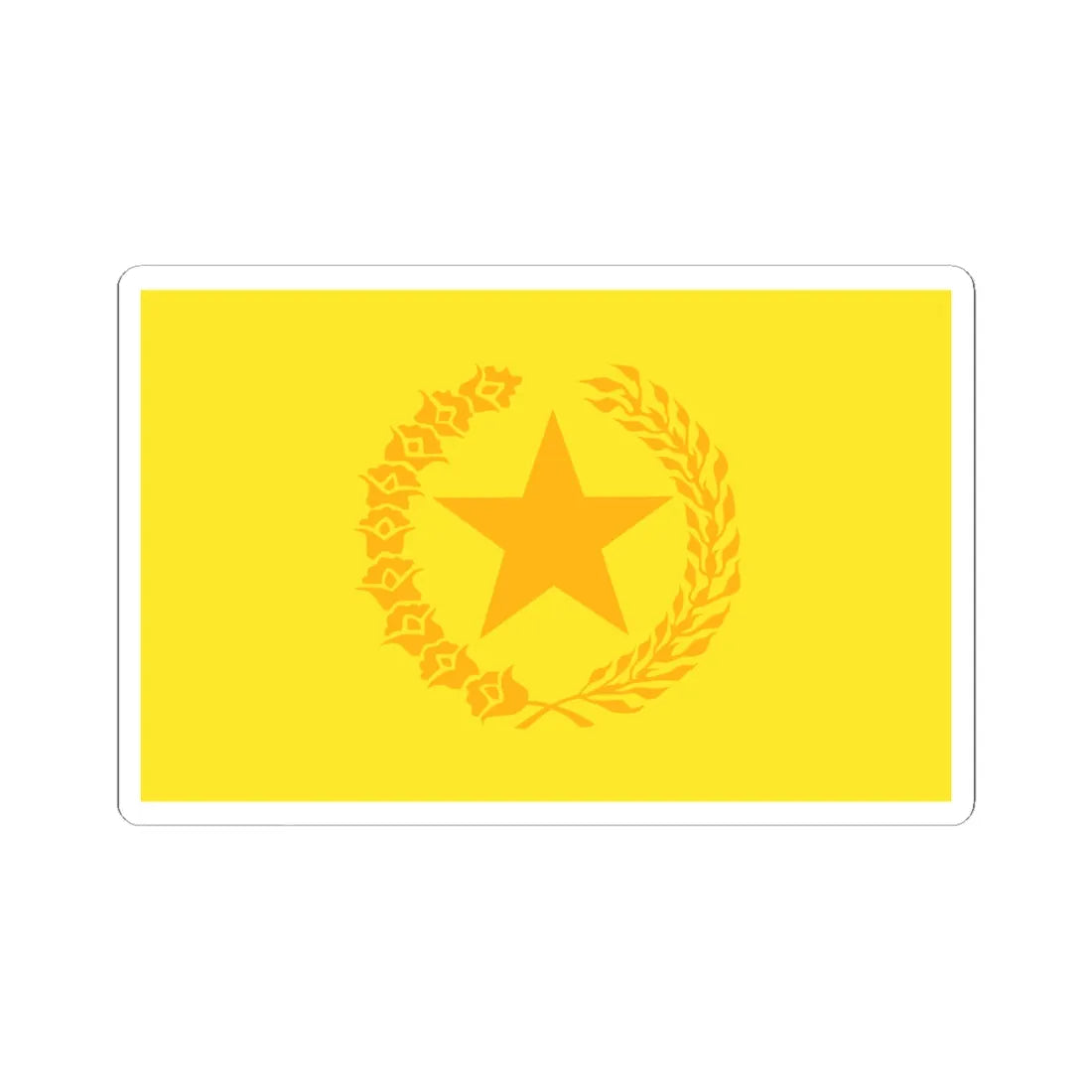 Presidential Standard of Indonesia (Indonesia) STICKER Vinyl Kiss-Cut Decal 6 Inch White - The Sticker Space