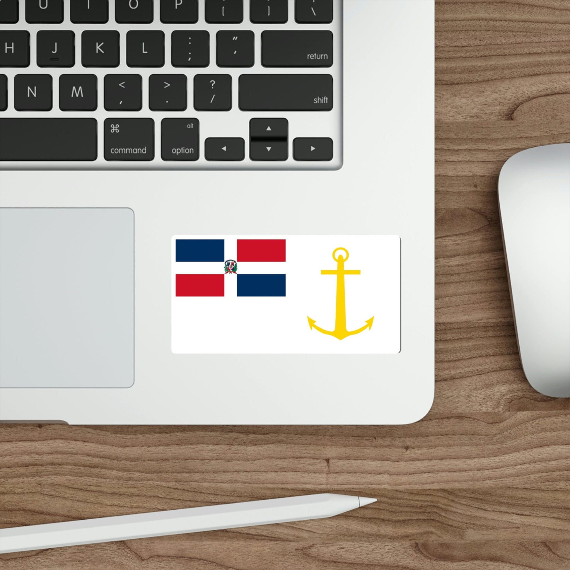 Presidential Standard of the Dominican Republic (At Sea) STICKER Vinyl Die-Cut Decal-The Sticker Space