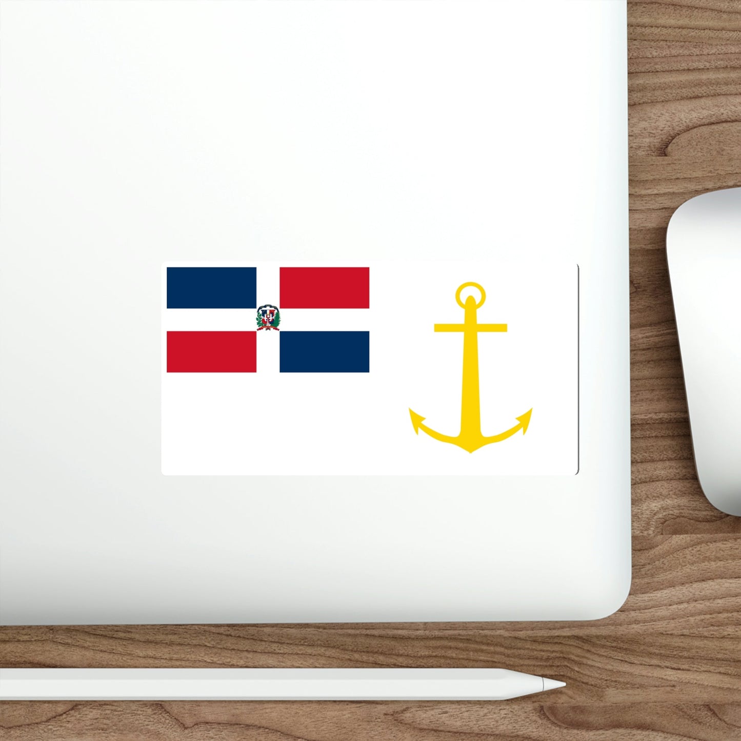 Presidential Standard of the Dominican Republic (At Sea) STICKER Vinyl Die-Cut Decal-The Sticker Space