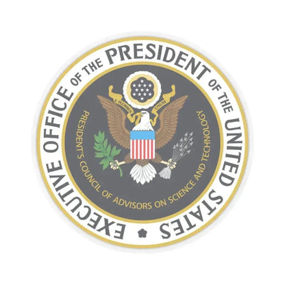 Presidents Council of Advisors on Science and Technology - STICKER Vinyl Kiss-Cut Decal 2 Inch Transparent - The Sticker Space