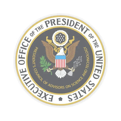 Presidents Council of Advisors on Science and Technology - STICKER Vinyl Kiss-Cut Decal 3 Inch Transparent - The Sticker Space